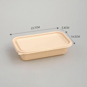 玉米澱粉可降解餐盒 (長方形餐盒 圓碗 圓碗內隔 多格餐盒)