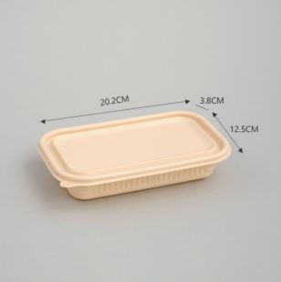 玉米澱粉可降解餐盒 (長方形餐盒 圓碗 圓碗內隔 多格餐盒)