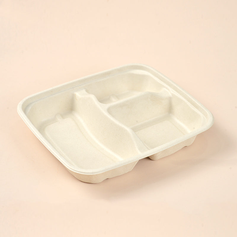 甘蔗漿可降解餐盒 (餐盒 圓碗 圓碗內隔 多格餐盒)