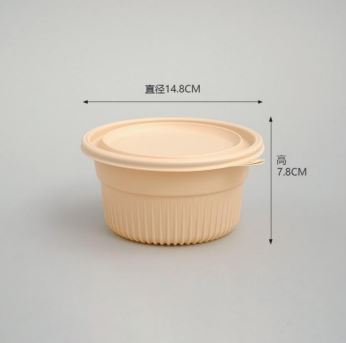 玉米澱粉可降解餐盒 (長方形餐盒 圓碗 圓碗內隔 多格餐盒)